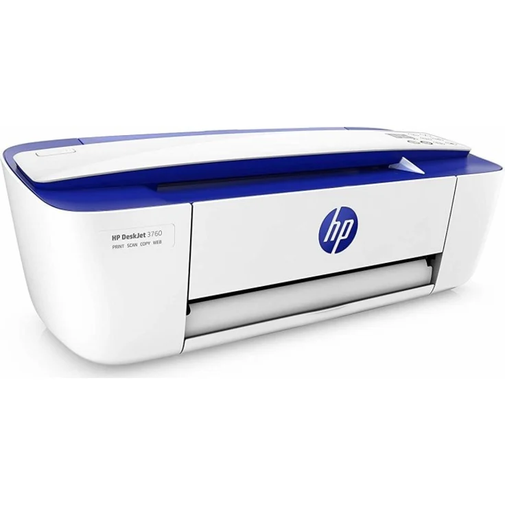 HP DeskJet 3760 (3-in-1) Multifunktionsdrucker - (Thermal Inkjet) Farbe, Druckgeschwindigkeit: 8 s/w, 5,5 Farbe, Auflösung: 1200 x 1200, USB, WLAN, AirPrint, Mobile Print, Wi-Fi-Direct (T8X19B) – Bild 3