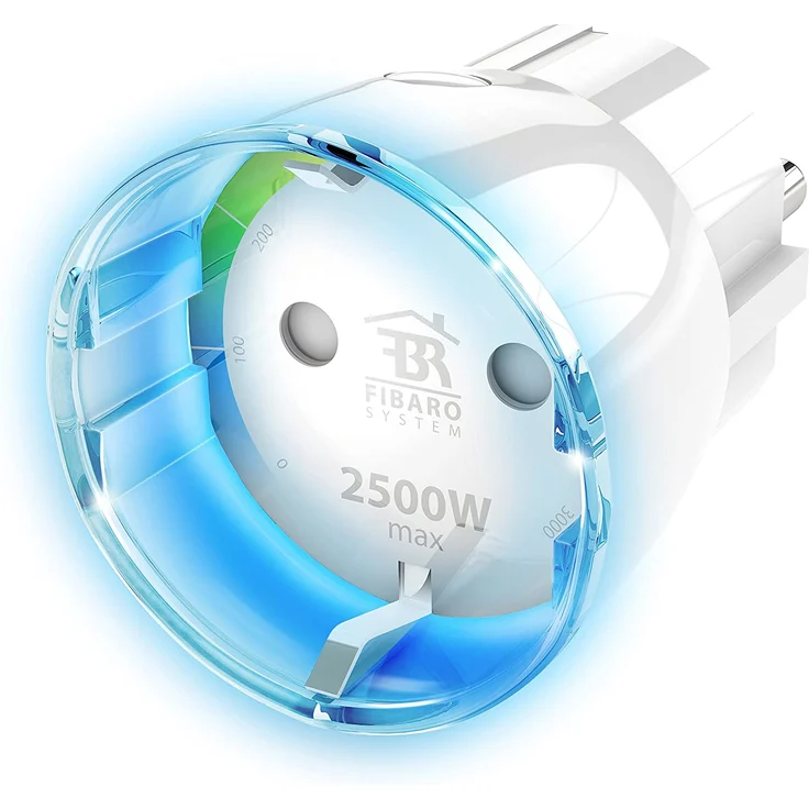 FIBARO Wall Plug Gen5 Z-Wave Plus Smart Steckdose Plug mit Leistungsmessung, Typ F (FGWPF-102) – Bild 2