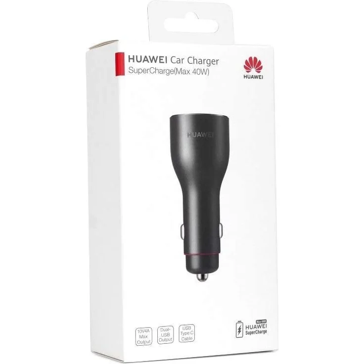 Huawei Super Charge 2.0 CP37, Kfz-Ladegerät, 12 - 24 V, schwarz (55030349) – Bild 5