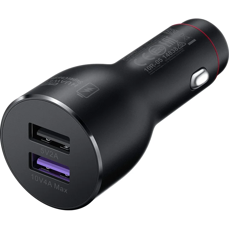Huawei Super Charge 2.0 CP37, Kfz-Ladegerät, 12 - 24 V, schwarz (55030349) – Bild 1