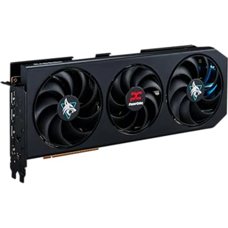 PowerColor Hellhound AMD Radeon RX 9070 16GB GDDR6 Grafikkarte mit HDMI 2.1 und DisplayPort 2.1 – Bild 3