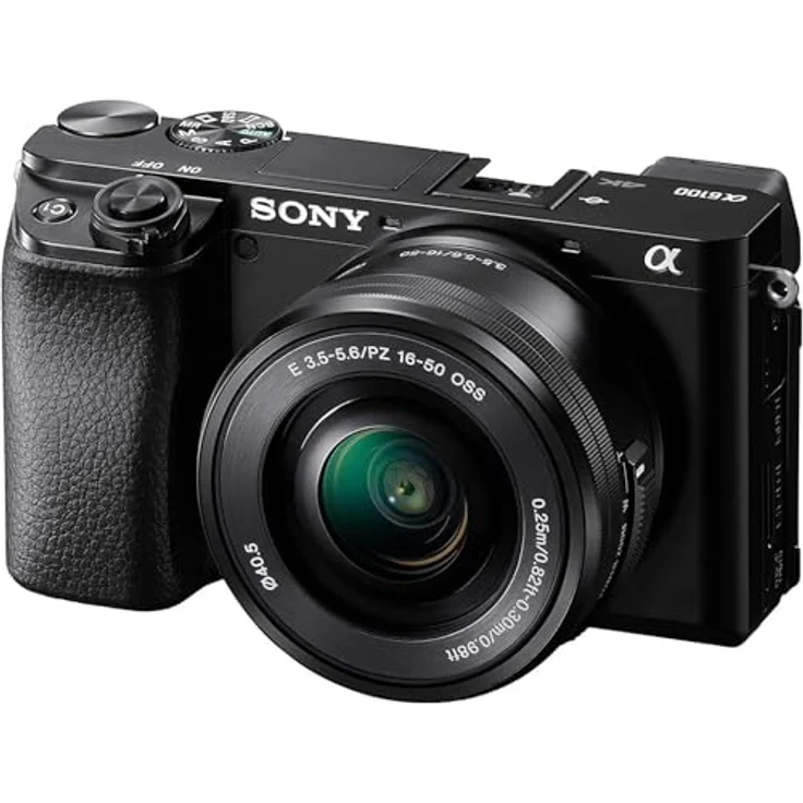 Sony Alpha 6100 | APS-C Spiegellose Kamera mit Sony 16-50mm Power-Zoom-Objektiv | 0,02s Autofokus, 4K-Filmaufnahmen, neigbares Display | schwarz – Bild 3