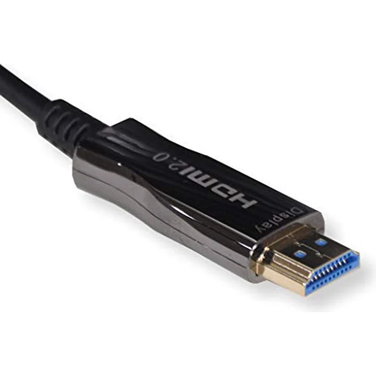 MaxTrack aktives HDMI® Glasfaser Kabel mit Ethernet C508-40ML - HDMI 2.0, 4K UHD, 4K@60Hz, 3D, HDR, HDCP 2.2, YUV 4:4:4, mit optischem Wandler, bis zu 100m Reichweite – Bild 2
