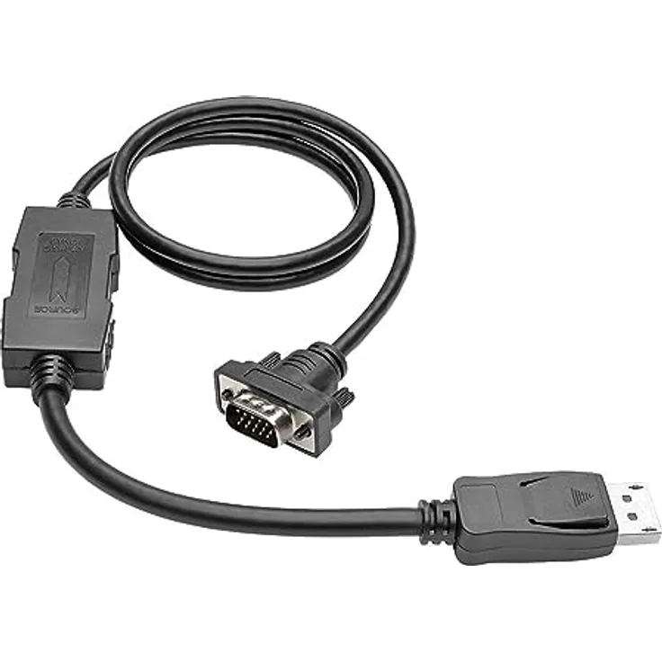 TrippLite by Eaton DisplayPort 1.2 auf VGA Aktives Adapterkabel (DP mit Verriegelung auf HD15 M/M), 0,9 m (3 ft.)