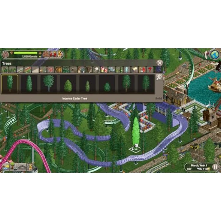 Atari RollerCoaster Tycoon Classic - Switch, Achterbahnbau und Parkmanagement in einem Spiel – Bild 4