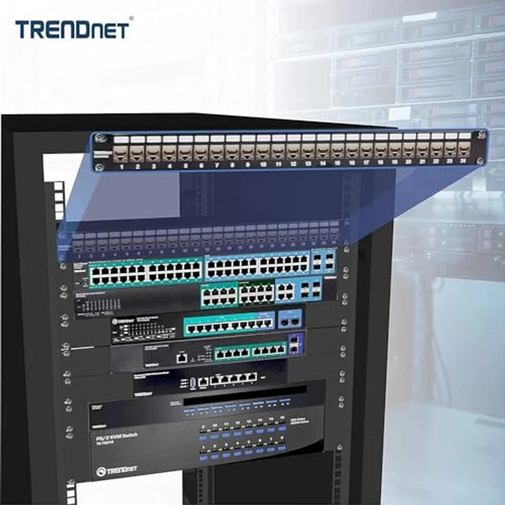 TRENDnet TC-KP24S Patch Panel 24-Port Blank Keystone 1U - Preisvergleich – Bild 4