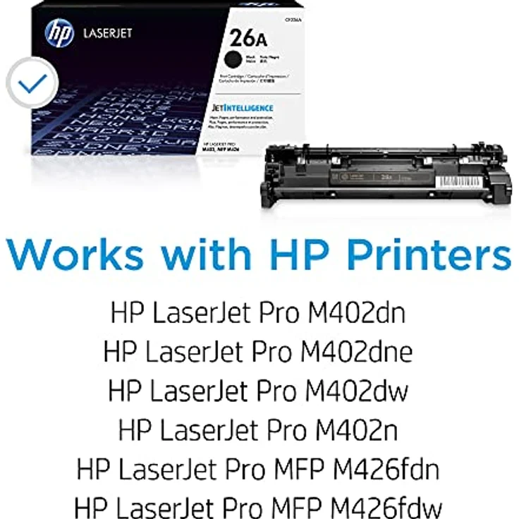 HP Original 26A Schwarz LaserJet Tonerkartusche – Bild 2