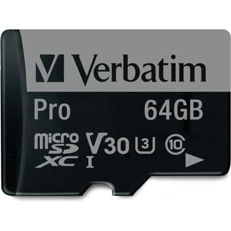 SDXC 64 GB UHS-I (U3) -Mikrospeicherkarte (90 MB- s), V30, Klasse 10 + Verbatim-Adapter – Bild 3