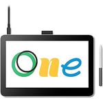 Wacom One 13 Touch Zeichentablett mit 13,3-Zoll-Multi-Touch-Bildschirm, Full-HD, 99% sRGB, inkl. batterielosem EMR-Stift, für Windows, Mac, Chromebook und Android – perfekt für kreative Einsteiger