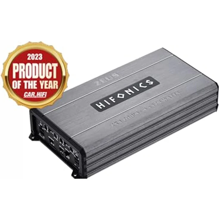 Hifonics ZEUS STREET ZXS700/4, Digitaler 4-Kanal Verstärker mit 115 W RMS pro Kanal, Class D Technologie und ultra-kompaktem Design – Bild 3