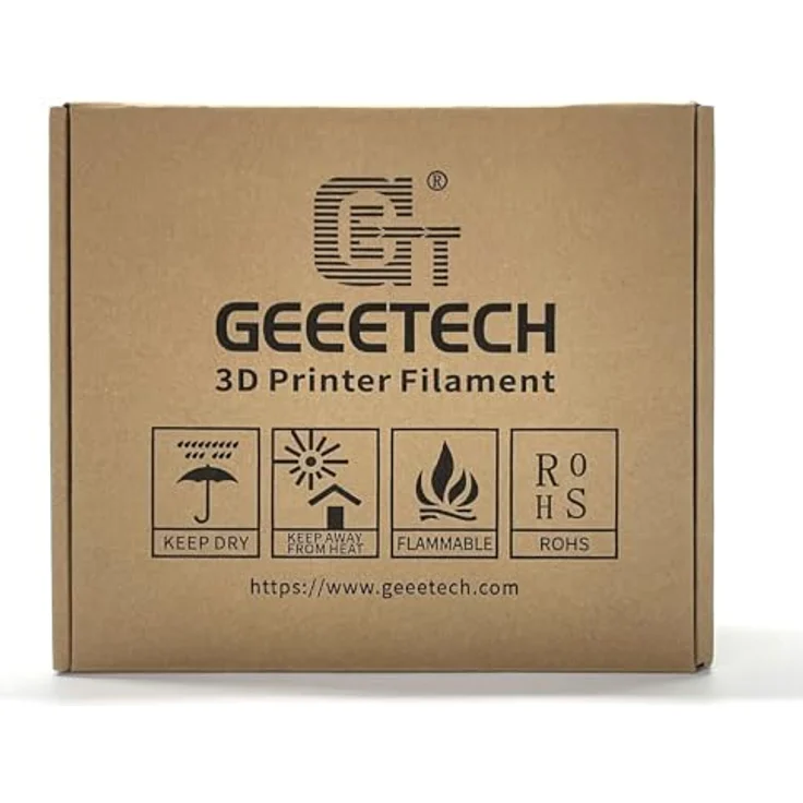 GEEETECH PLA Filament 1.75mm Silk Copper, 1kg Spule mit seidig glänzender Druckoberfläche, Maßgenauigkeit +/-0.02 mm – Bild 2