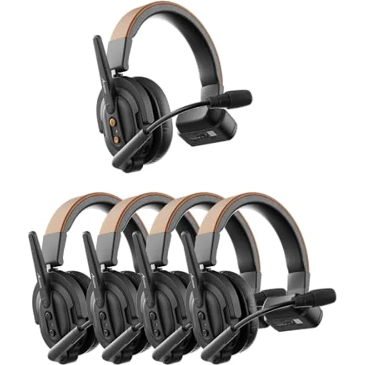 Accsoon Como SE 1H4R Kit (1 H + 4 R) - Wireless Headset System mit 400 Meter Reichweite - Ergonomisches Design – Bild 3