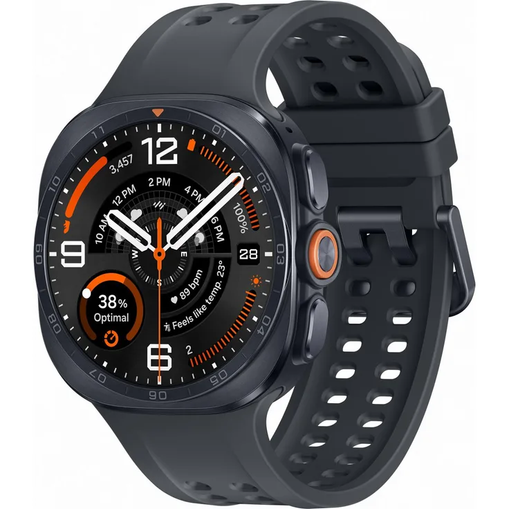 Samsung Galaxy Watch Ultra2, 3,81 cm (1.5"), AMOLED Touchscreen, WLAN, GPS, grau, 61,5 g