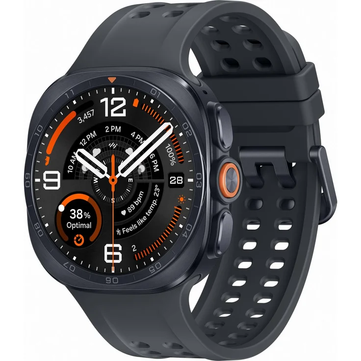 Samsung Galaxy Watch Ultra2, 3,81 cm (1.5"), AMOLED Touchscreen, WLAN, GPS, grau, 61,5 g