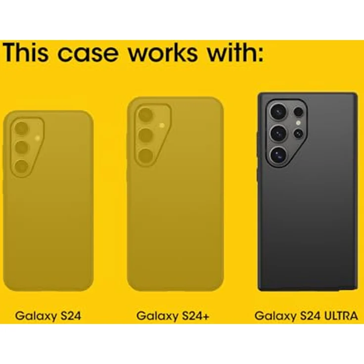 OtterBox Defender Hülle für Samsung Galaxy S24 Ultra, Stoßfest, Sturzsicher, Ultra-robust, Schwarz – Bild 2