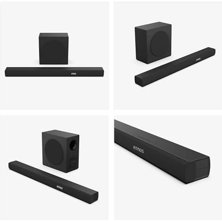 HISENSE AX3100Q, 3.1 Kanal Soundbar mit 500 W, Dolby Atmos und kabellosem Subwoofer, Schwarz – Bild 12