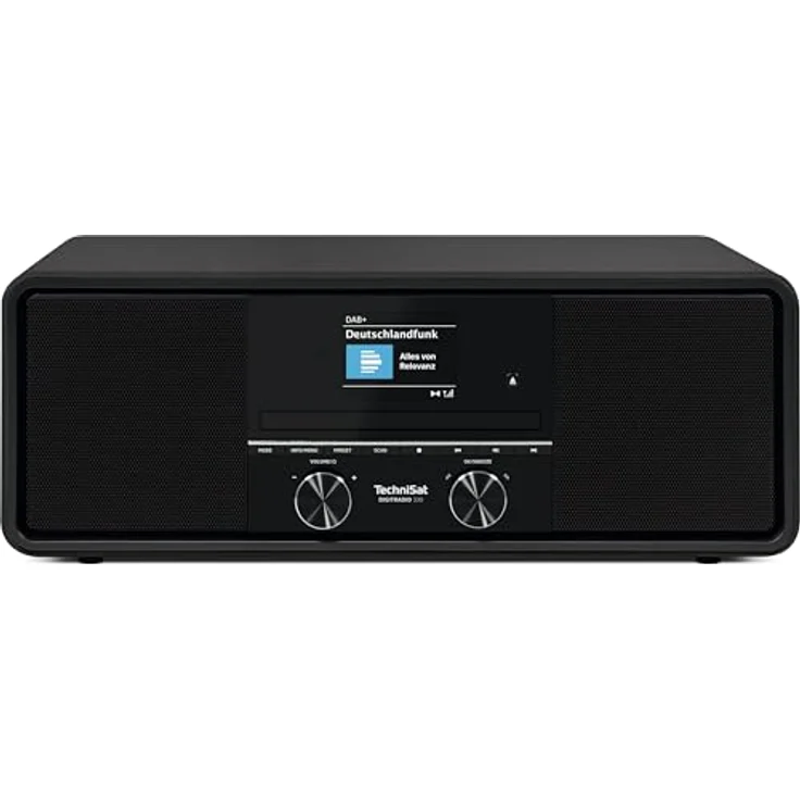 TechniSat DIGITRADIO 330, DAB+ UKW Stereo Radio mit CD-Player, Bluetooth 5.3, USB MP3-Wiedergabe, 2,4 Zoll Farbdisplay, Radiowecker, Fernbedienung, Schwarz – Bild 2