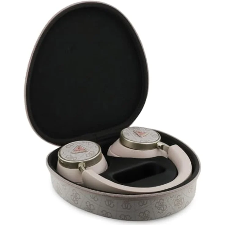 CG MOBILE Guess 4G Triangle Logo, Bluetooth ENC Over-Ear-Kopfhörer mit 45 Stunden Akkulaufzeit, Pink – Bild 4