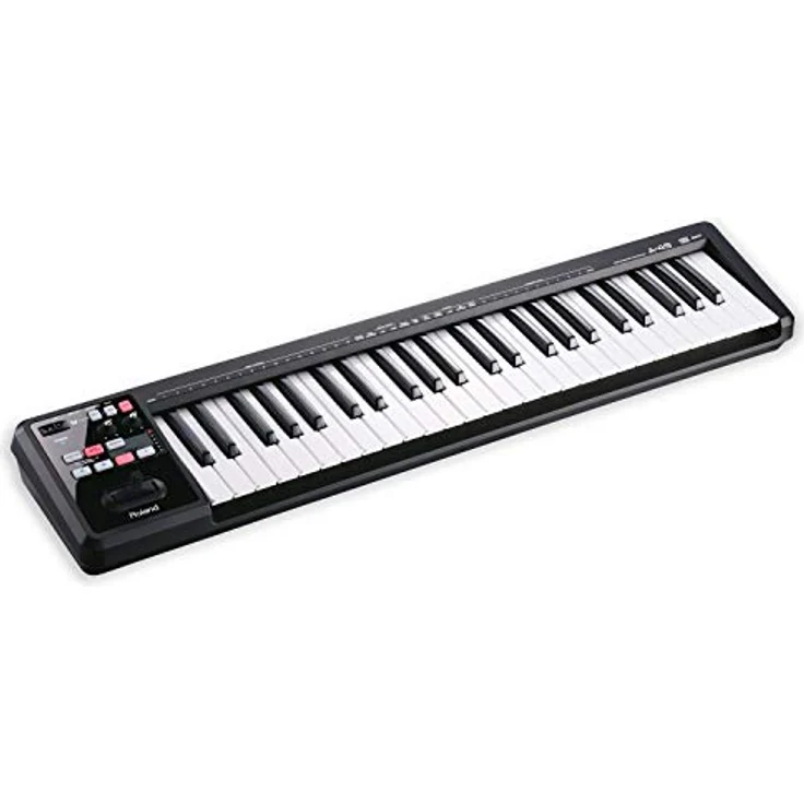 Roland A49 MIDI-Keyboard Schwarz mit MIDI-Kabel, MIDI Controller – Bild 2