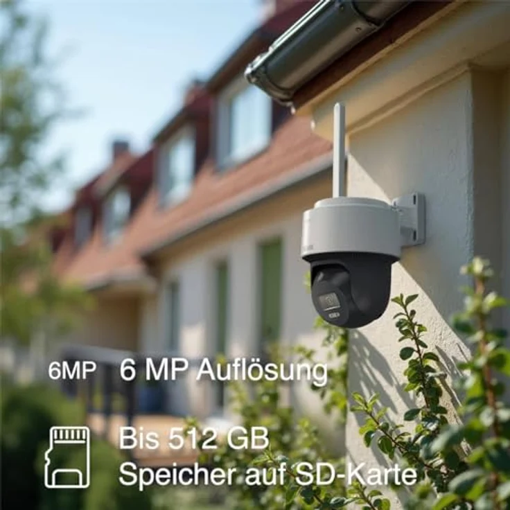 Hilook by HIKVISION Außenkamera, WLAN 4MP Smart-Kamera mit Bewegungsmelder, Nachtsicht bis 30m, 2-Wege-Kommunikation, SD-Karten-Slot bis 512 GB – Bild 5