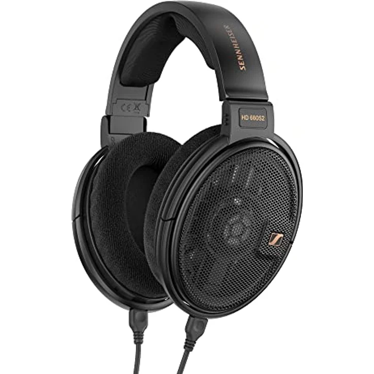 Sennheiser Kabelgebundene Audiophile Stereo-Kopfhörer HD 660S2 mit kraftvollem Subbass, optimiertem Surround-Sound und verbessertem Schallwandler-Airflow, Magnetsystem und Schwingspule – Schwarz – Bild 1
