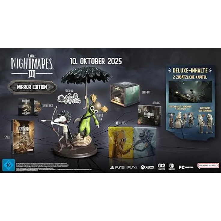 Bandai Namco Little Nightmares III Mirror Edition, PC-Spiel mit Online-Koop und KI-Unterstützung