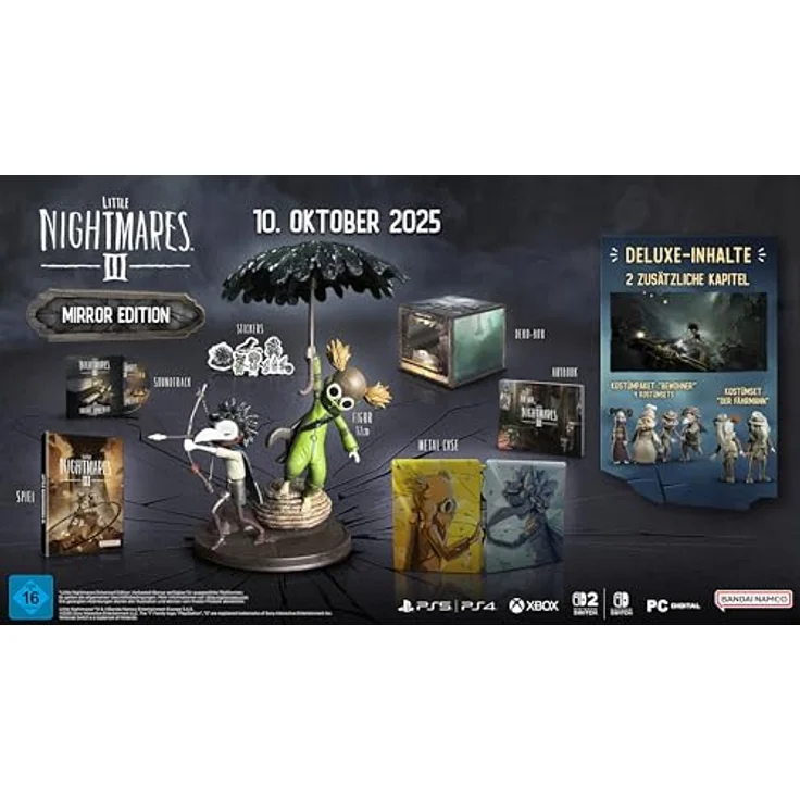 Bandai Namco Little Nightmares III Mirror Edition, Nintendo Switch 2 Spiel mit Online-Koop und KI-Unterstützung – Bild 1