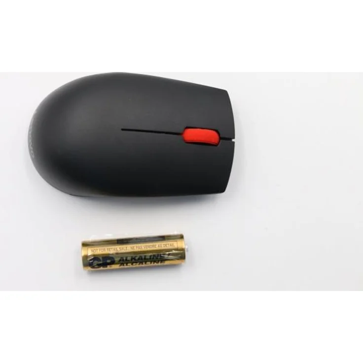 Lenovo Essential Compact Wireless Mouse, kabellose Maus mit 1000 dpi optischem Sensor, kompakt und tragbar