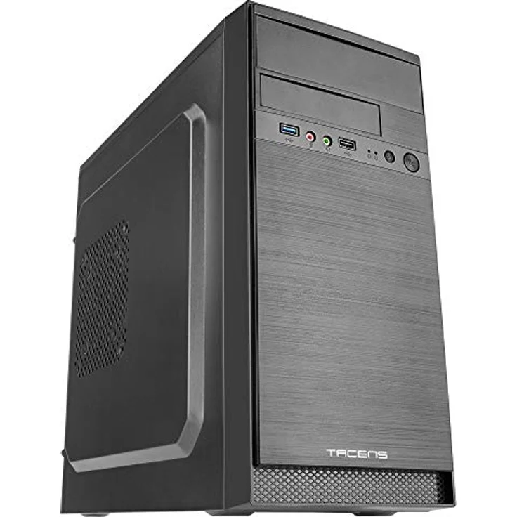 Tacens Anima AC4 - PC Gehäuse, Mini Tower, microATX, Aluminiumoberfläche, USB 3.0 – Bild 1