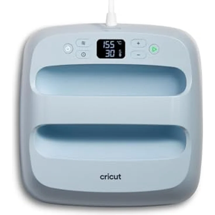 Cricut EasyPress 3, Heizplatte 22,5 cm x 22,5 cm (9 Zoll) mit Bluetooth-Verbindung und präziser Temperaturkontrolle bis 205 °C für T-Shirts, Kissen und Tragetaschen – Bild 3