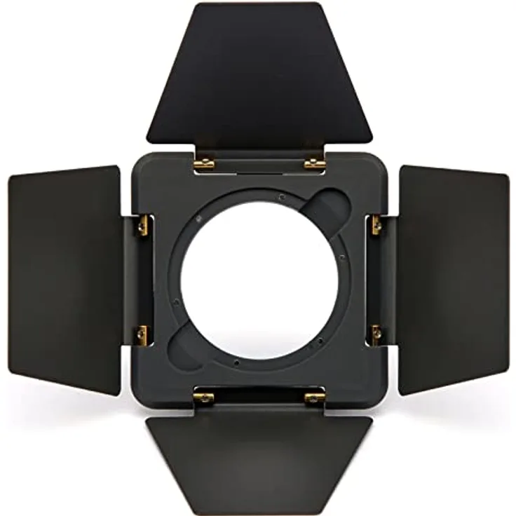 HOBOLITE Hobolite Barndoors, Abschirmklappen-Set für Mini LED-Dauerlicht für Fotografie (20W)