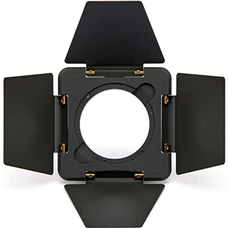 HOBOLITE Hobolite Barndoors, Abschirmklappen-Set für Mini LED-Dauerlicht für Fotografie (20W) – Bild 1
