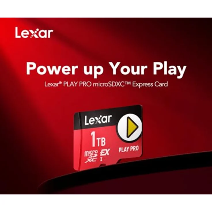 Lexar microSD Express 7.1 PLAY Pro 1 TB, Hochgeschwindigkeits-Speicherkarte für Spiele und Multimedia – Bild 2