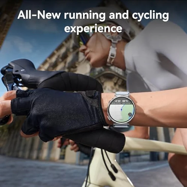 HUAWEI Watch GT 5 46 mm Smartwatch, scharfkantiges Design, brandneuer Lauf- und Radsport, Gesundheits-Tracking, bis zu 14 Tage Akkulaufzeit, iOS und Android kompatibel, Braun – Bild 4