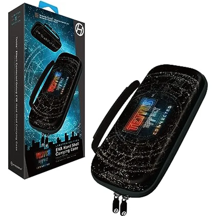 Hyperkin Offizielle Tetris® Limited Edition EVA Hartschalen-Tragetasche für Nintendo Switch® OLED Modell / Nintendo Switch Lite / Nintendo Switch® (Tetris Effect Connected Galaxy), Verbundene Galaxie