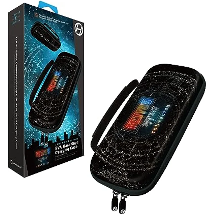 Hyperkin Offizielle Tetris® Limited Edition EVA Hartschalen-Tragetasche für Nintendo Switch® OLED Modell / Nintendo Switch Lite / Nintendo Switch® (Tetris Effect Connected Galaxy), Verbundene Galaxie – Bild 1