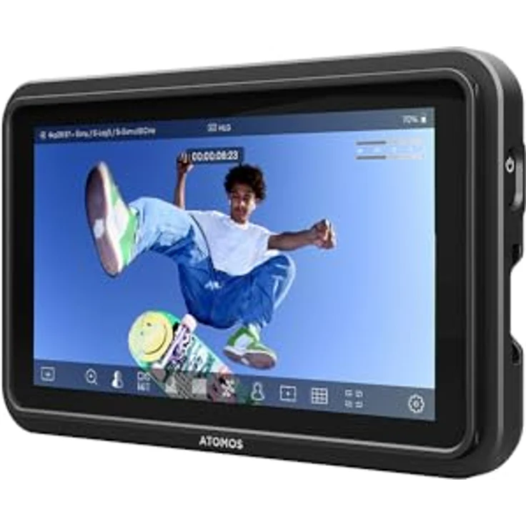 Atomos Shinobi GO, 5-Zoll-Monitor mit 1500 Nits für professionelle Außenaufnahmen, schwarz – Bild 3