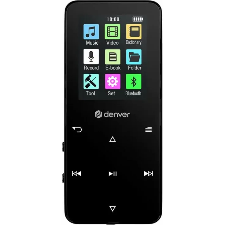 Denver MP3-Player 111171100950, kompakter Musikspieler mit WEEE-Reg.-Nr. DE 45391832