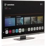 Caratec Vision CAV242E-S 60cm (24") 12V LED Caravan Smart TV mit webOS Bluetooth DVB-T2 DVB-S2 USB HDMI, Schwarz