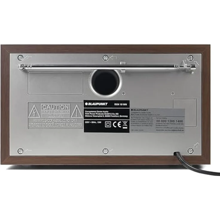 BLAUPUNKT RXN 19 WN Retro Radio, Nostalgie-Designradio mit USB-Port 2.0 und SD Kartenleser Walnuss – Bild 6