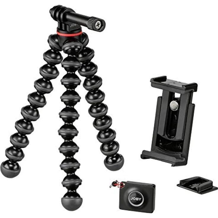 JOBY JB01515-BWW GripTight Action Kit (Video-Stativ für Smartphones, Iphone, Vlogging, Action Kameras, Passend für die meisten Smartphones) – Bild 5