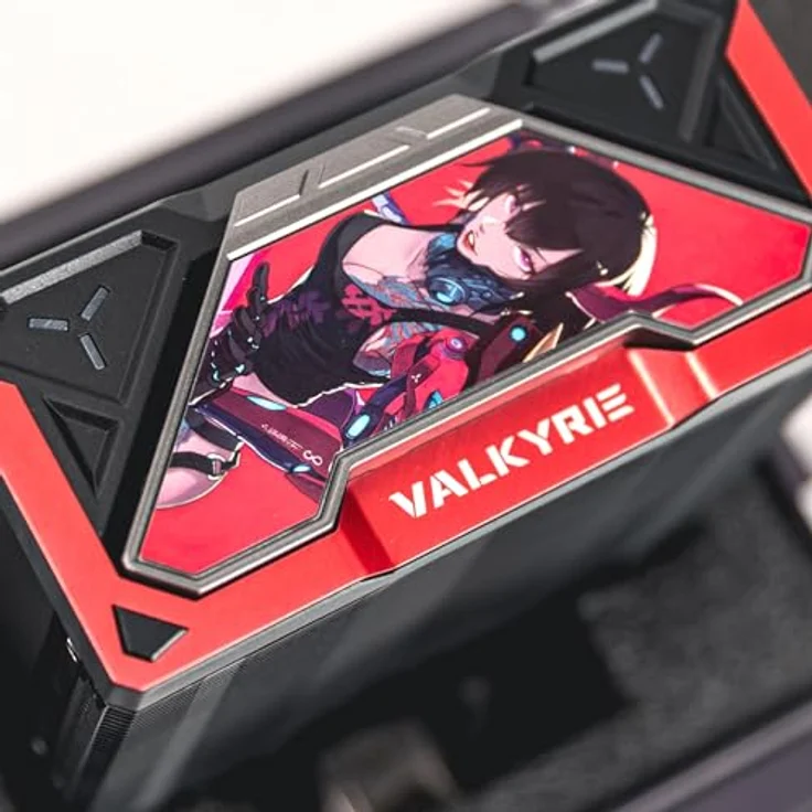Valkyrie Vind SL125, CPU Kühler mit anpassbarer A-RGB-Beleuchtung und X12-Lüfter, 158 mm, Schwarz – Bild 7