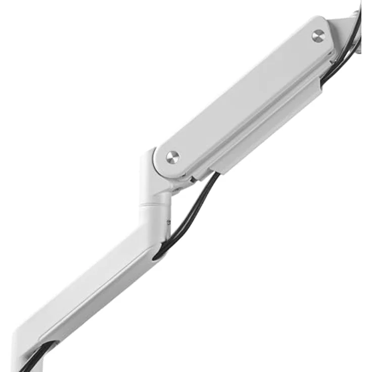 One For All Universal-Einzelmonitorarm (DM4120) Weiss - Geeignet für Monitore zwischen 13 und 35 Zoll, Tragkraft bis zu 10 kg pro Bildschirm, Kabelmanagement, Zwei Montagelösungen: Klemme und Öse – Bild 5