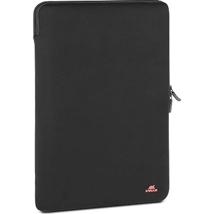 RivaCase 5224, Laptophülle für Geräte bis 15,6 Zoll, schwarzes Neopren mit Memory-Foam-Polsterung und vertikalem Einlege-Design – Bild 1