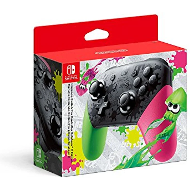 Nintendo Pro Controller - Splatoon (2 Edition) Schwarz, Pink, Grün (2512266) (Switch) – Bild 2