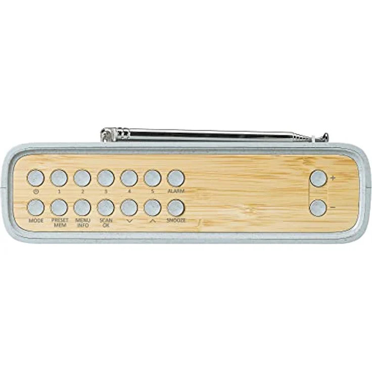 Lenco PDR-046GY tragbares DAB+ Radio - DAB+ Radio mit Bluetooth® - PPL FM - 5 Speichertasten - Radiowecker - integrierter Akku - grau – Bild 4