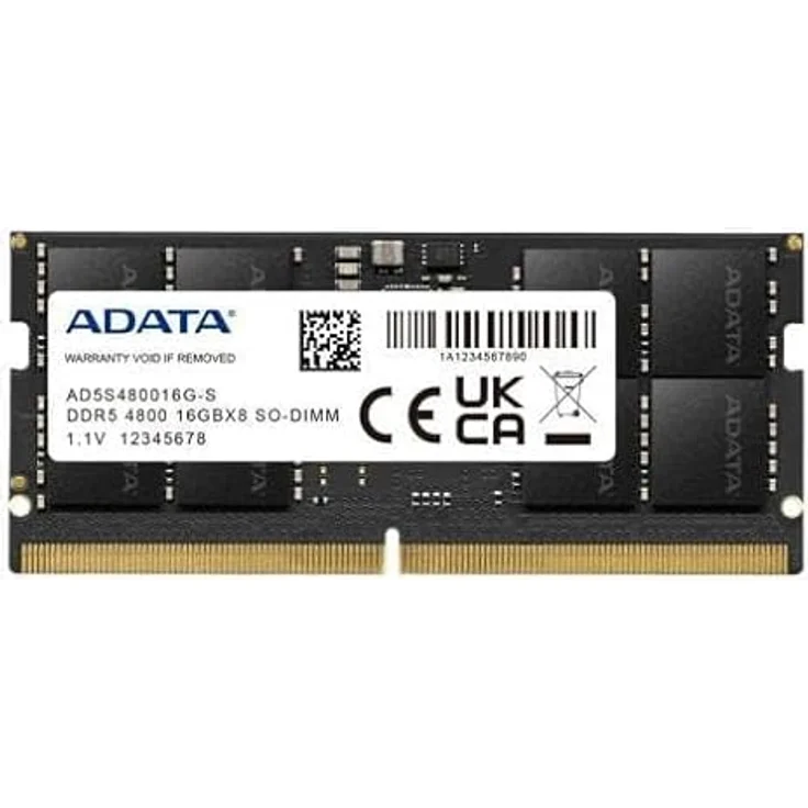 Adata SO-DDR5 16GB 4800-40 Premier Single Tray DDR5-RAM, Schwarz – Bild 2