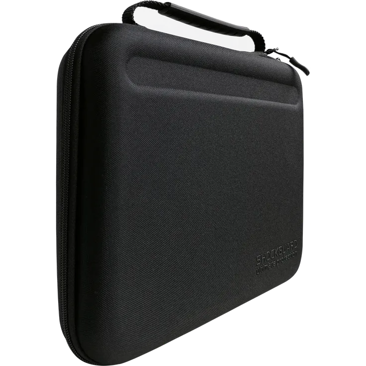 Shockguard SHOCKGUARD Carry, Tablet-Tasche mit stoßfester Schale und Microfaser-Innenleben, schwarz