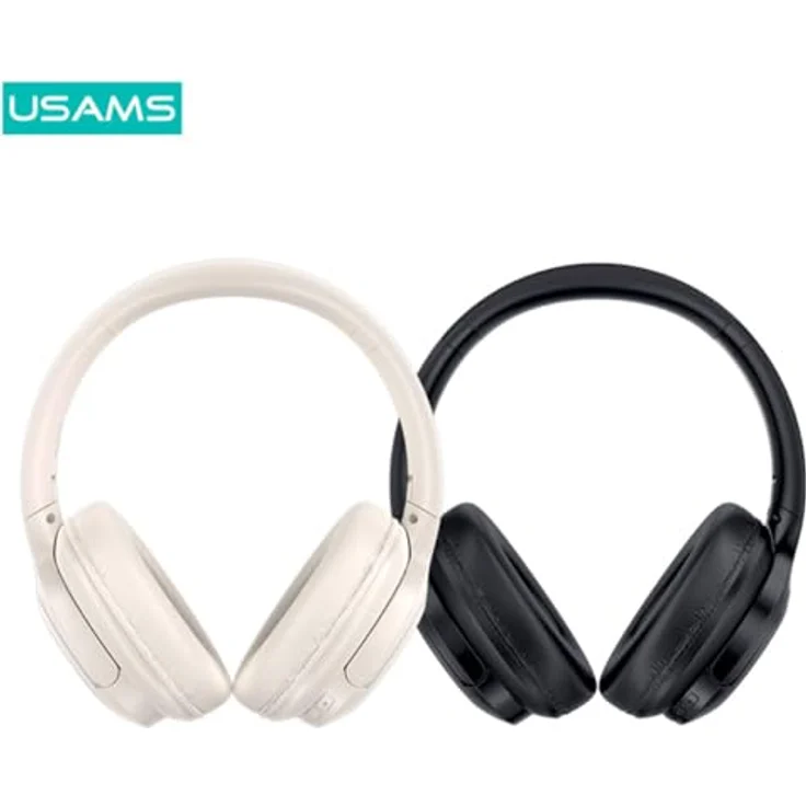 Usams US-YH21, Bluetooth 5.3 Kopfhörer mit passiver Geräuschunterdrückung, bis zu 70 Stunden Akkulaufzeit, Kabellos, Schwarz – Bild 8