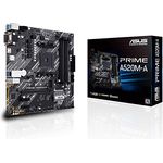 ASUS Prime A520M-A II/CSM Mainboard Sockel AM4 (AMD Ryzen, Micro-ATX, M.2, 1Gbit/s-Ethernet, SATA 6Gbit/s, USB 3.2 Gen 2 Typ-A)